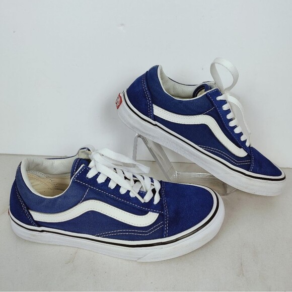 Vans Shoes - Vans Old Skool Blue Suede Low Skate Shoes Sneakers, 6(M) 7.5(W)